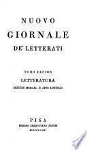 Nuovo giornale de' letterati