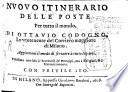 Nuovo itinerario delle Poste