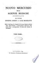 Nuovo Mercurio delle scienze mediche