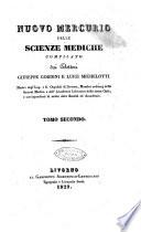 Nuovo Mercurio delle scienze mediche