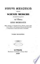 Nuovo Mercurio delle scienze mediche
