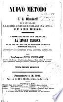 Nuovo metodo di H. G. Ollendorff per imparare a leggere, scrivere e parlare una lingua in sei mesi ammaestramento per imparare la lingua tedesca si ad uso privato che ad istruzione in scuole pubbliche italiane