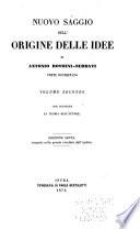 Nuovo saggio sull'origine delle idee