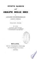 Nuovo saggio sull'origine delle idee