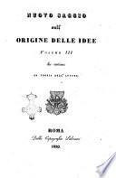 Nuovo saggio sull'origine delle idee. Volume 1. [-4.! ..