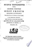 Nuovo Testamento del Signor Nostro Gesù Cristo secondo la Volgata