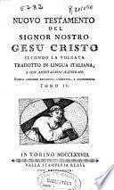 Nuovo Testamento del Signor Nostro Gesù Cristo secondo la Volgata
