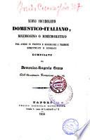 Nuovo vocabolario domestico-italiano mnemosino o rimemorativo per avere in pronto e ricercare i termini dimenticati o ignorati