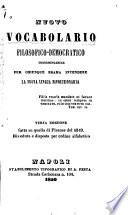 Nuovo vocabolario filosofico-democratico indispensabile per chiunque brama intendere la nuova lingua rivoluzionaria