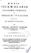 Nuovo Vocabolario Italiano-Tedesco E Tedesco-Italiano