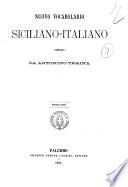 Nuovo vocabolario Siciliano-Italiano