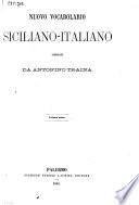 Nuovo vocabolario Siciliano-Italiano