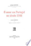 O amor em Portugal no século XVIII.