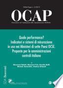 OCAP 2.2012 - Quale performance? Indicatori e sistemi di misurazione in uso nei ministeri di sette paesi OCSE