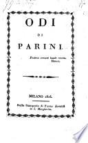 Odi. - Milano, Agnelli 1816