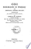Odi Sermoni e Prose Volume I