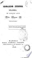 Odoardo Stenor dramma in cinque atti della signora D. napoletana