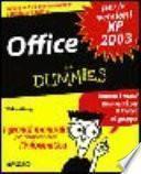 Office 2003 For Dummies