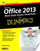 Office 2013 For Dummies