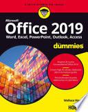Office 2019 For Dummies. Word, Excel, Power Point, Outlook, Access
