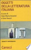 Oggetti della letteratura italiana