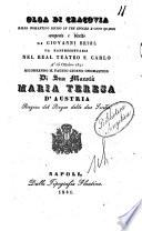 Olga di Cracovia ballo romantico diviso in tre epoche e otto quadri