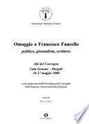 Omaggio a Francesco Fancello