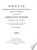 Omelie, Orazioni Funebri, Lettere Pastorali, Editti Ed Indulti