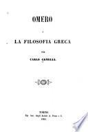 Omero e la filosofia greca