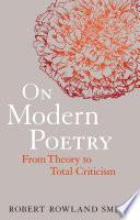 On Modern Poetry