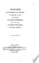 Opera di Baldinucci: Notizie de' professori del disegno da Cimabue in qua