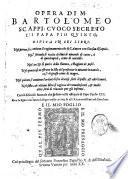 Opera di m. Bartolomeo Scappi, cuoco secreto di papa Pio quinto, diuisa in sei libri. ... Con il discorso funerale che fu fatto nelle essequie di papa Paulo 3. Con le figure che fanno bisogno nella cucina & alli reuerendissimi nel conclaue