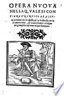 Opera nuova nella quale si contiene un invito de alcuni Ortolani, etc. [in verse.]