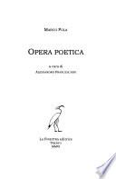 Opera poetica