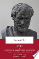 Opere. 10. Costituzione degli Ateniesi, Frammenti