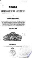 Opere archeologiche ed artistiche di Mario Musumeci