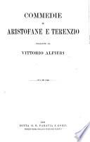 Opere: Commedie di Aristofane e Terenzio
