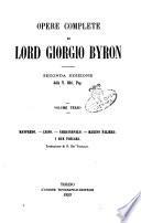 Opere complete di Lord Giorgio Byron