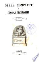 Opere complete di Niccolò Machiavelli