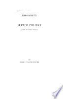 Opere complete di Piero Gobetti: Scritti politici, a cura di P. Spriano