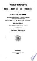Opere complete medico-pratiche ed anatomiche