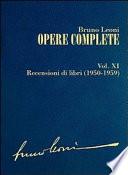 Opere complete: XI: Recensioni di libri (1950-1959)
