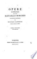 Opere d'intaglio del cav. Raffaello Morghen raccolte ed illustrate da Niccolo Palmerini ..