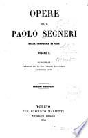 Opere del P. Paolo Segneri