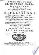 Opere Del Padre Fr. Gaetano Maria da Bergamo