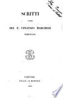 Opere del Padre Vincenzo Marchese