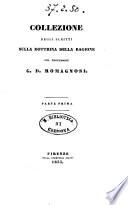 Opere del professore G. D. Romagnosi