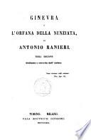 Opere di Antonio Ranieri