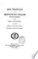 Opere di Benvenuto Cellini volume 1. [-3.]