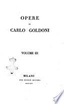 Opere di Carlo Goldoni